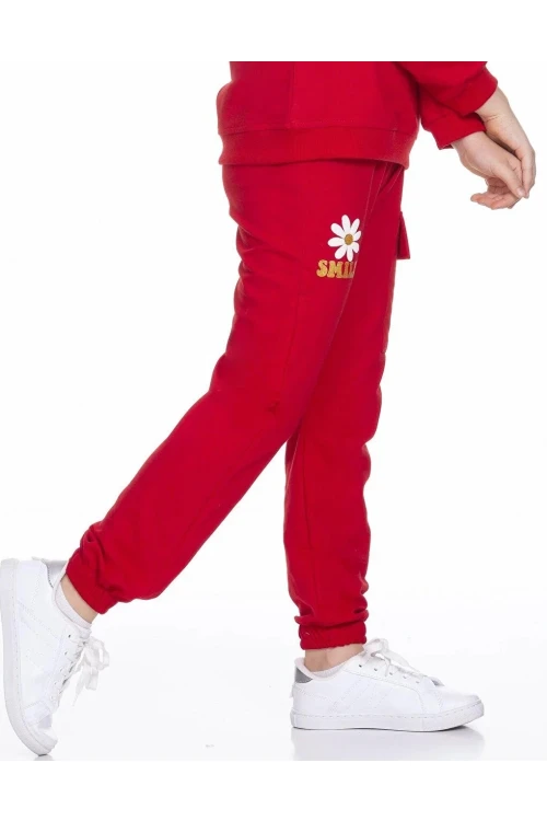 Smile Baskılı Kargo Cepli Eşofman Altı 54937