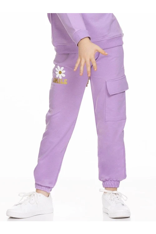 Smile Baskılı Kargo Cepli Eşofman Altı 54937