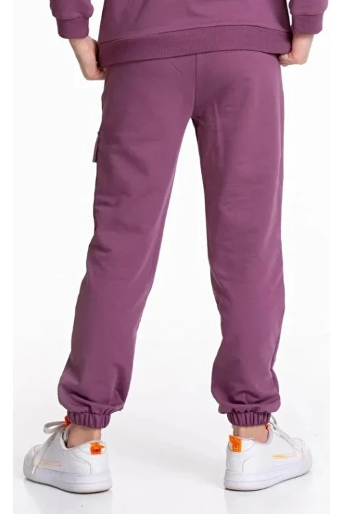 Smile Baskılı Kargo Cepli Eşofman Altı 54937