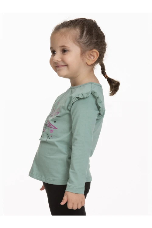 Super Girl Baskılı Sweat 54356