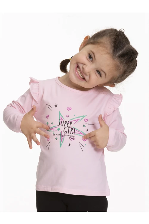 Super Girl Baskılı Sweat 54356