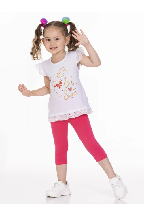 Tavşan Baskılı Taytlı Takım 63117