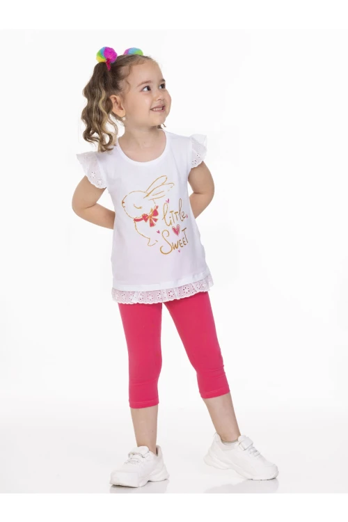 Tavşan Baskılı Taytlı Takım 63117