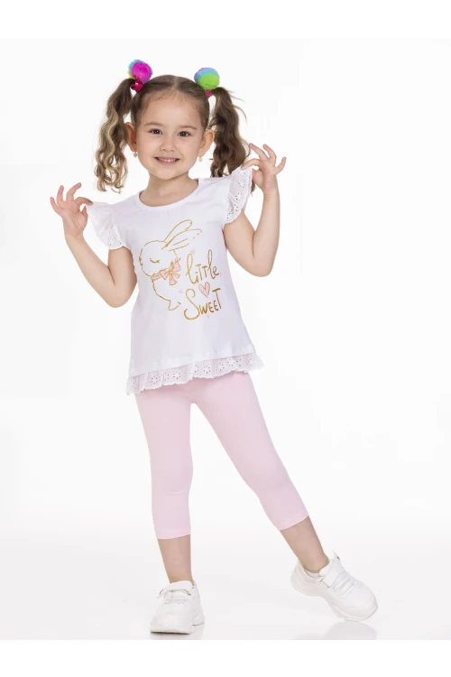 Tavşan Baskılı Taytlı Takım 63117