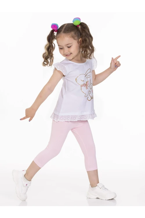 Tavşan Baskılı Taytlı Takım 63117