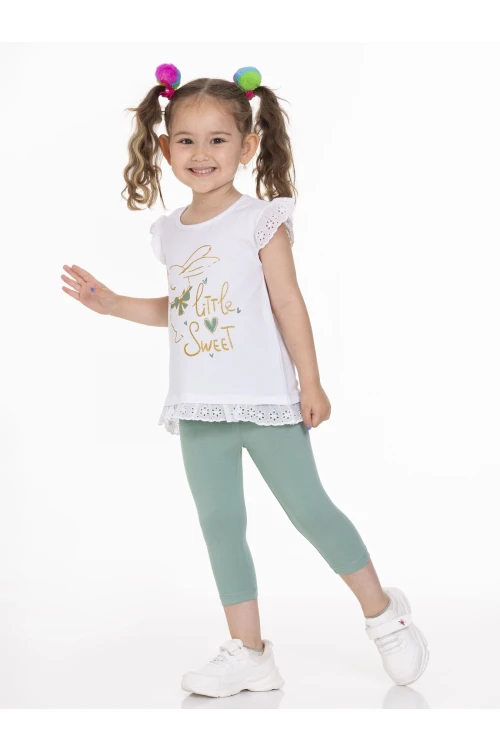 Tavşan Baskılı Taytlı Takım 63117