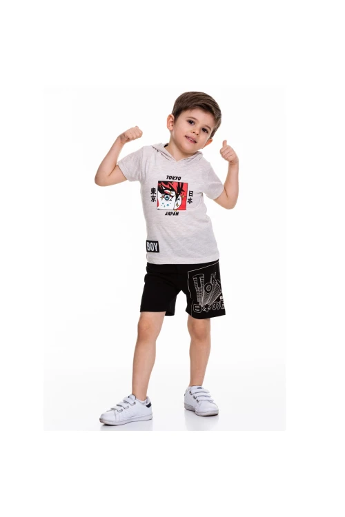 Tokyo Baskılı Armalı 2li Takım 66202