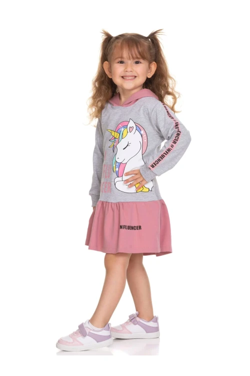 Unicorn Baskılı Elbise 51304