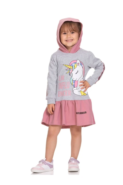 Unicorn Baskılı Elbise 51304