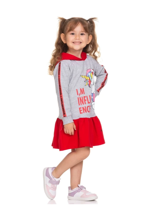 Unicorn Baskılı Elbise 51304