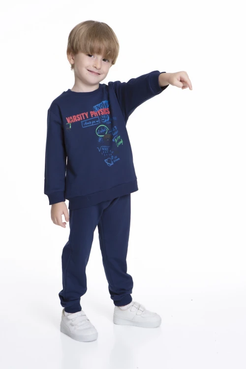 Varsity Baskılı Erkek Bebek Takım 54208