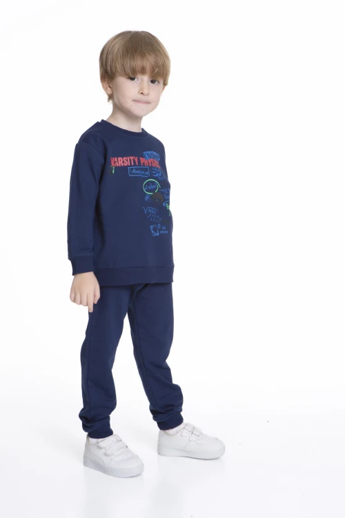 Varsity Baskılı Erkek Bebek Takım 54208