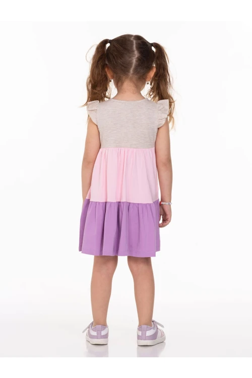 Yakası Fiyonklu Elbise 63502