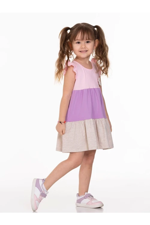 Yakası Fiyonklu Elbise 63502