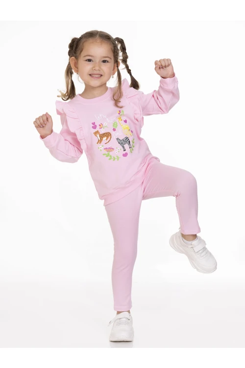 Zürafa Baskılı Fırfırlı Takım 54303