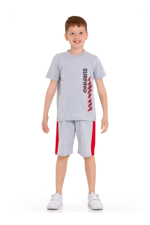 Adventure Surfing Baskılı Şortlu Takım 73312