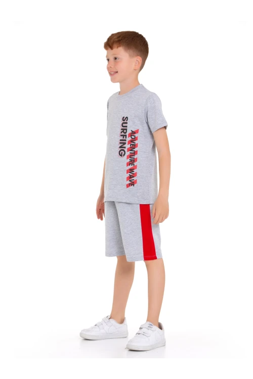 Adventure Surfing Baskılı Şortlu Takım 73312