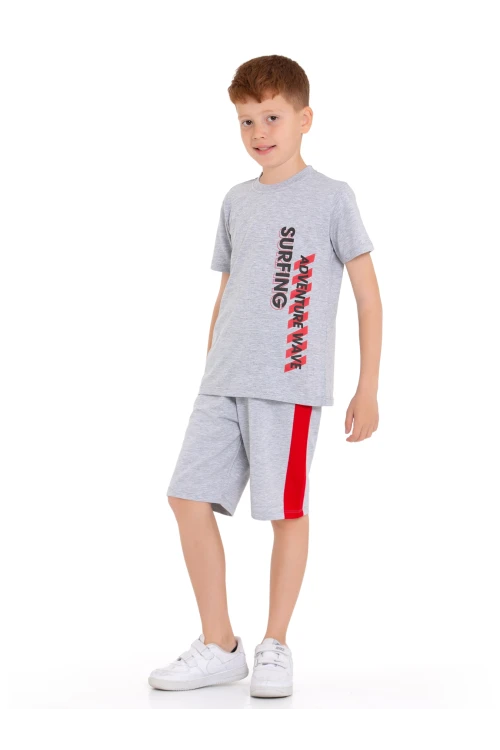 Adventure Surfing Baskılı Şortlu Takım 73312