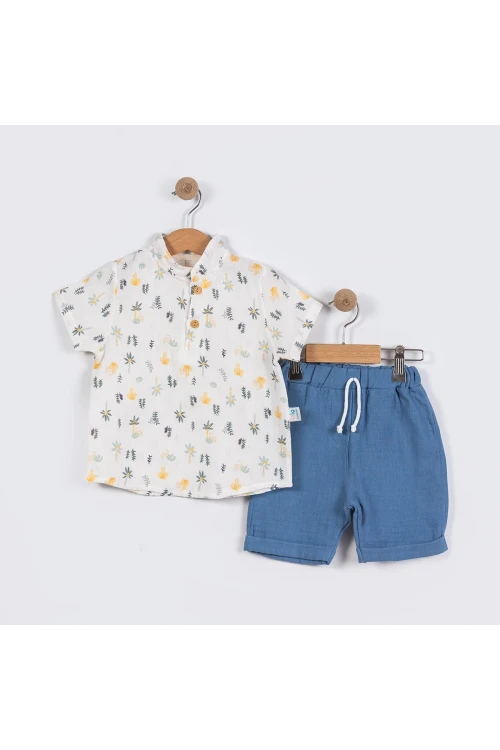 Ağaç Desenli Müslin Takım 9121