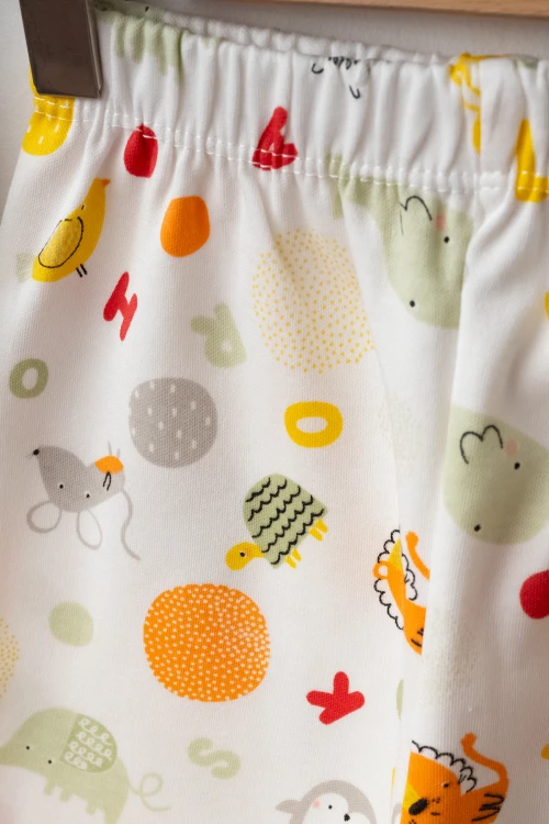 Animal Baskılı Pamuklu Pijama Takımı 45162