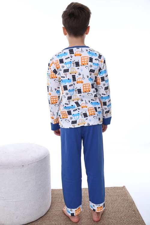Araba Desenli Erkek Pijama Takımı 2214