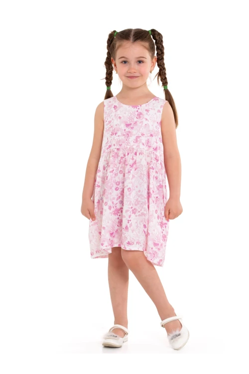 Arkası Kurdeleli Askılı Dokuma Elbise 73514