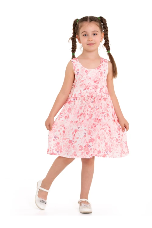 Arkası Kurdeleli Askılı Dokuma Elbise 73514