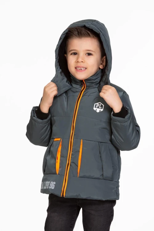 Armalı Erkek Çocuk Mont 4058