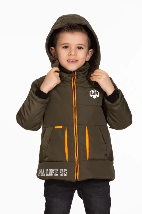 Armalı Erkek Çocuk Mont 4058