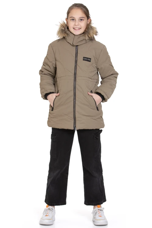 Armalı Kız Çocuk Mont 4063