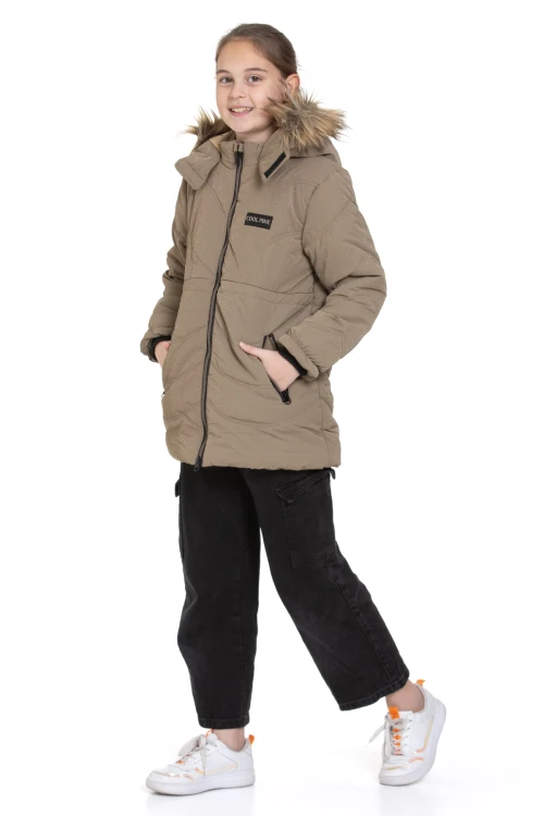 Armalı Kız Çocuk Mont 4063