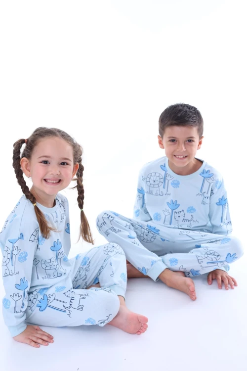 Aslan Desenli Pijama Takımı 32208