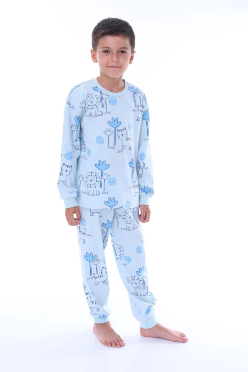Aslan Desenli Pijama Takımı 32208