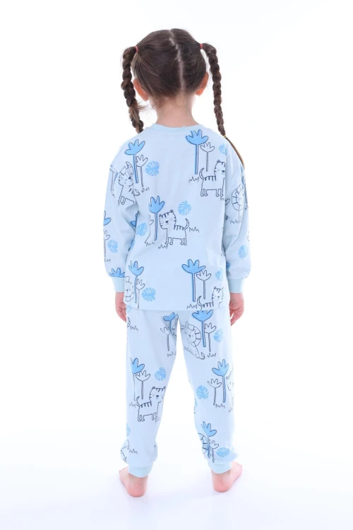 Aslan Desenli Pijama Takımı 32208