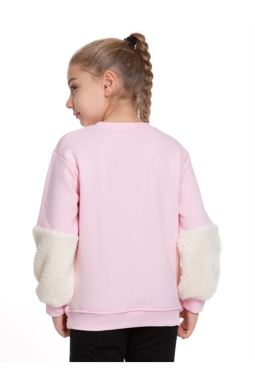 Awesome Baskılı Welsoft Detaylı Sweat 54759