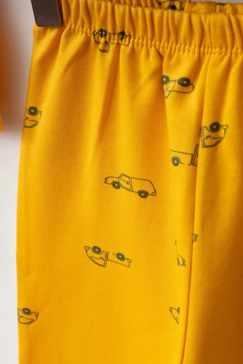 Beep Baskılı Pamuklu Pijama Takımı 45157