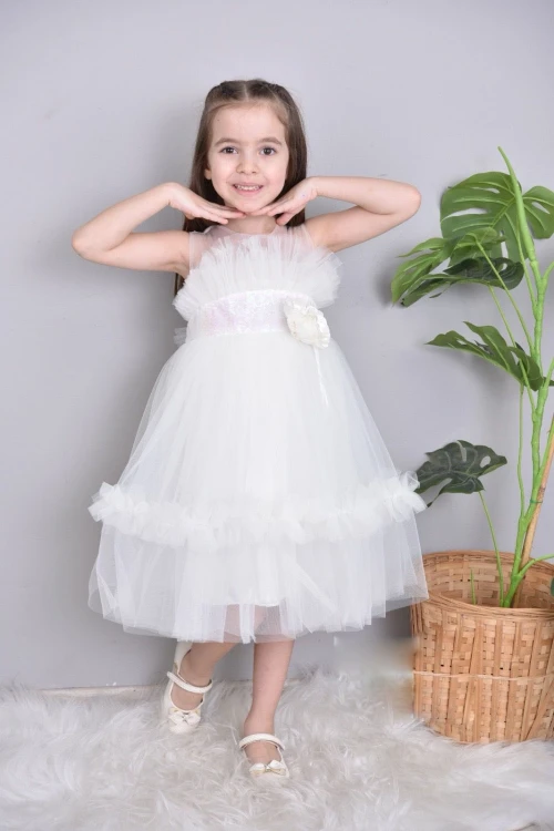 Beli Gül Detaylı  Abiye 229