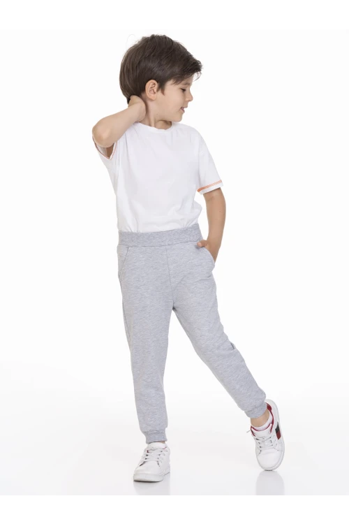 Beli Lastikli Erkek Bebek Jogger Eşofman Altı 50707-1