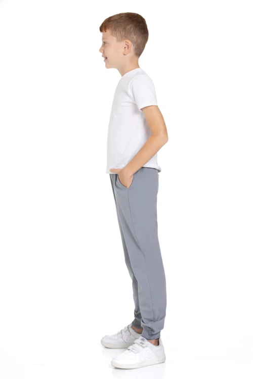 Beli Lastikli Erkek Bebek Jogger Eşofman Altı 50707-1