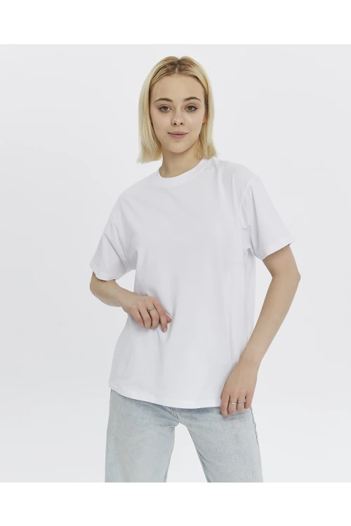 Bisiklet Yaka Kadın Tişört 7305