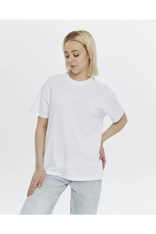 Bisiklet Yaka Kadın Tişört 7305