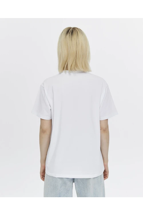 Bisiklet Yaka Kadın Tişört 7305