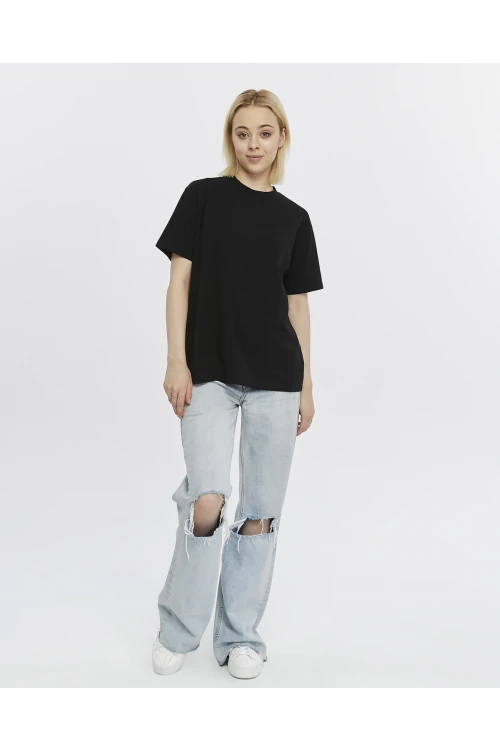 Bisiklet Yaka Kadın Tişört 7305