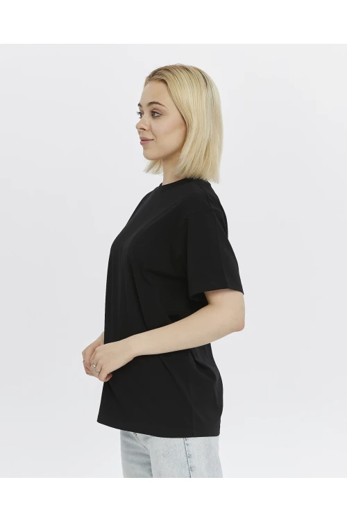 Bisiklet Yaka Kadın Tişört 7305