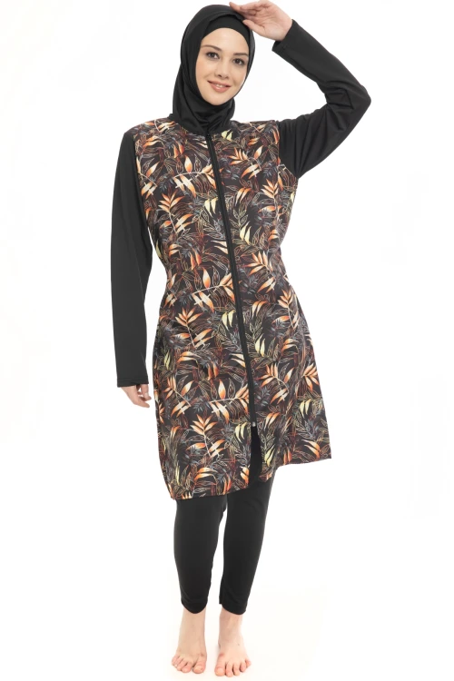 Büyük Beden Desen Tesettür Mayo 1720-23