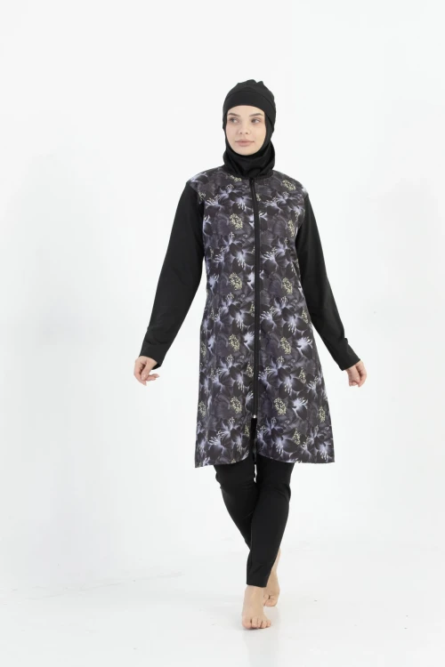 Büyük Beden Desen Tesettür Mayo 1720-24