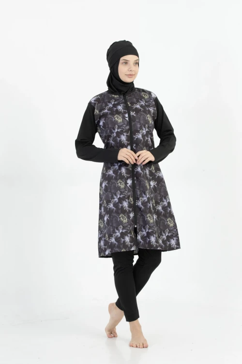 Büyük Beden Desen Tesettür Mayo 1720-24