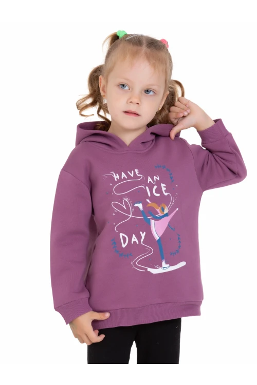 Buz Patenli Kız Baskılı Sweat 54367