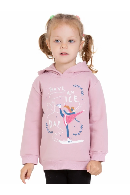 Buz Patenli Kız Baskılı Sweat 54367