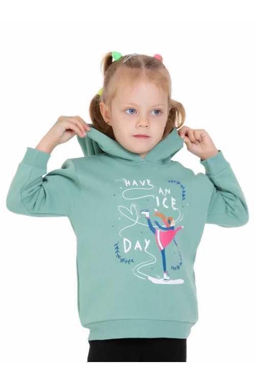 Buz Patenli Kız Baskılı Sweat 54367